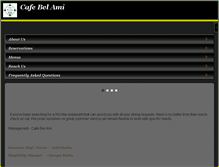 Tablet Screenshot of cafebelami.biz